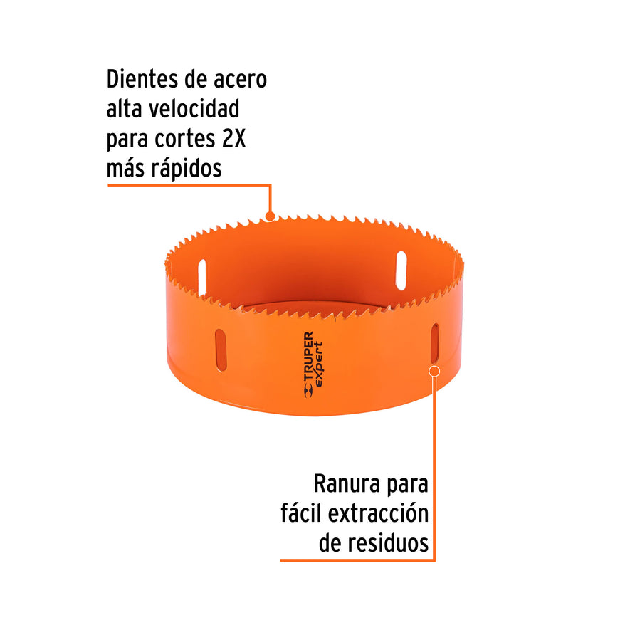 Brocasierra bimetálica 5-1/2', Truper Expert Caja con 3, 14930