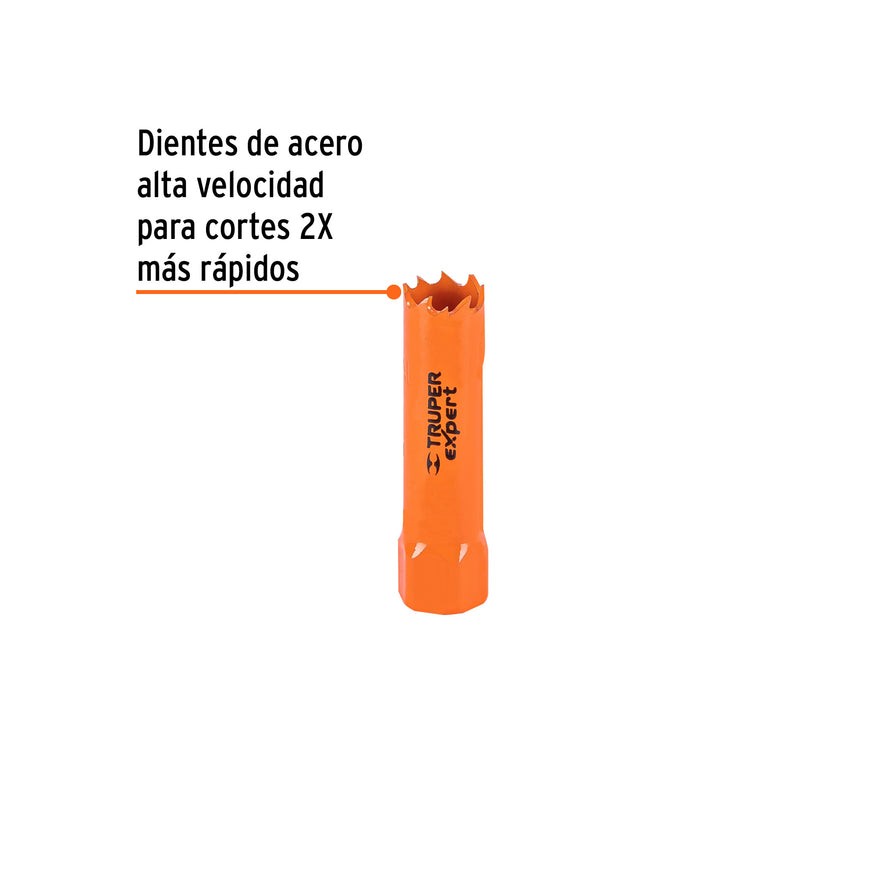 Brocasierra bimetálica 5/8', Truper Expert Caja con 3, 18085