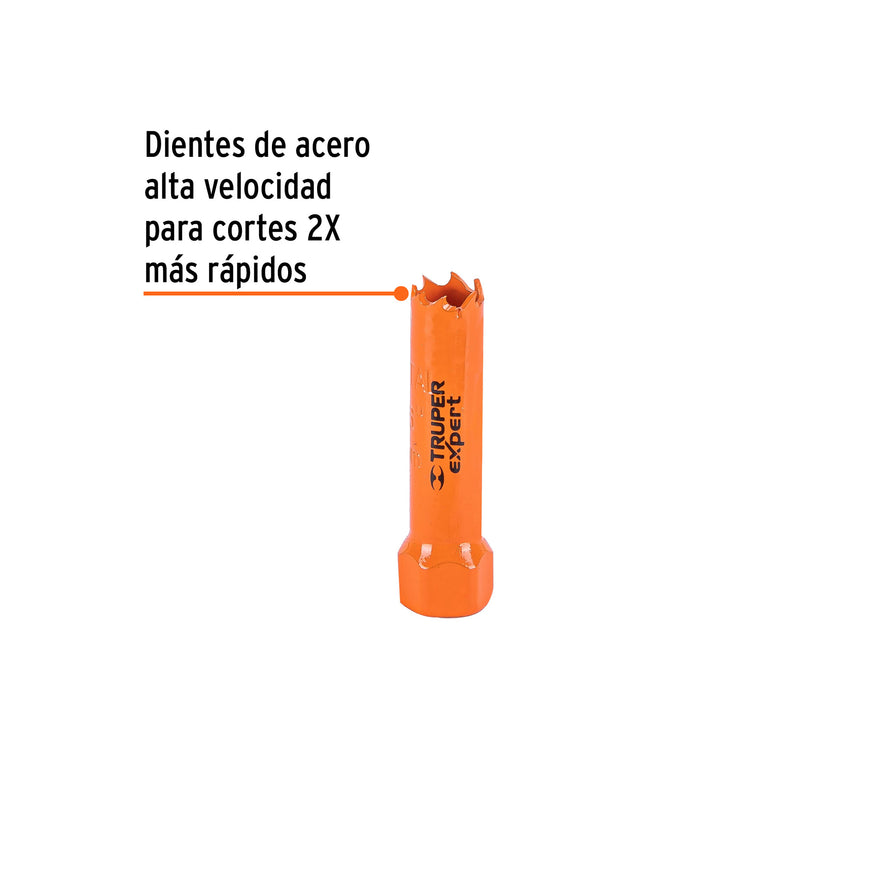 Brocasierra bimetálica 9/16', Truper Expert Caja con 3, 18084