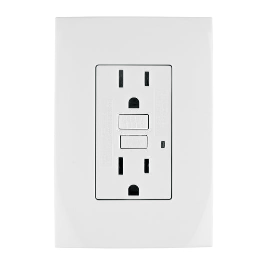 Contacto dúplex falla a tierra GFCI (ICFT), Oslo, Volteck Caja con 3, 48310