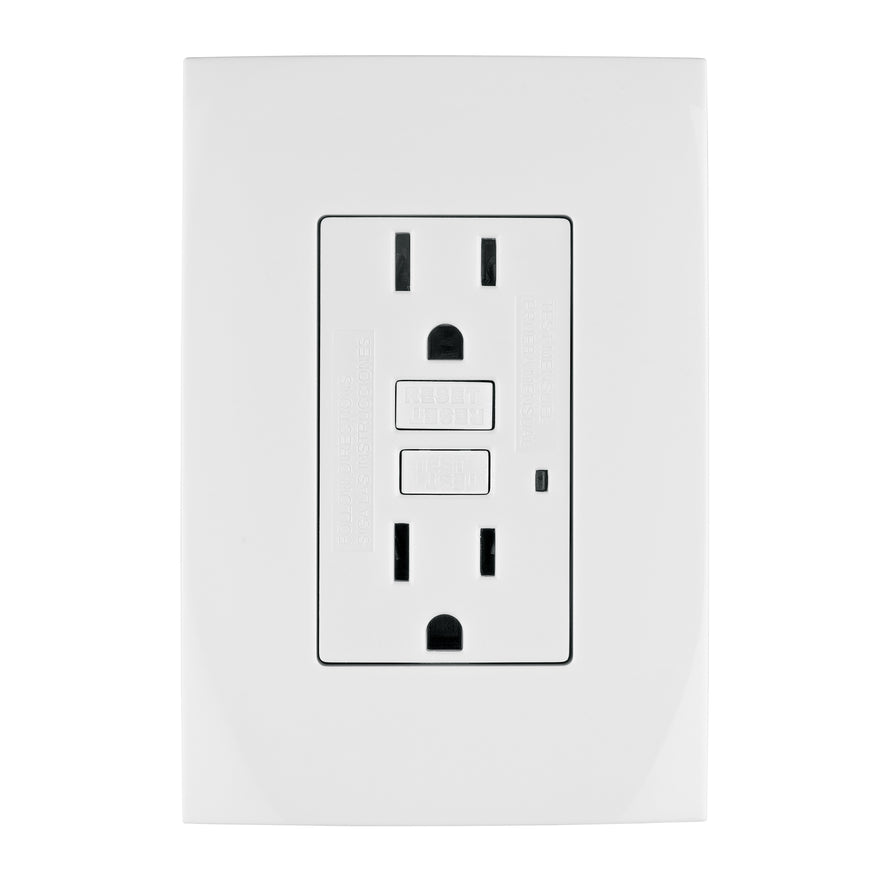 Contacto dúplex falla a tierra GFCI (ICFT), Oslo, Volteck Caja con 3, 48310