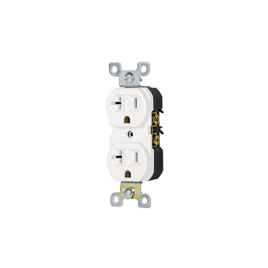 Contacto dúplex, 2 polos 3 hilos, 20 A, Standard, blanco Caja con 10, 47721