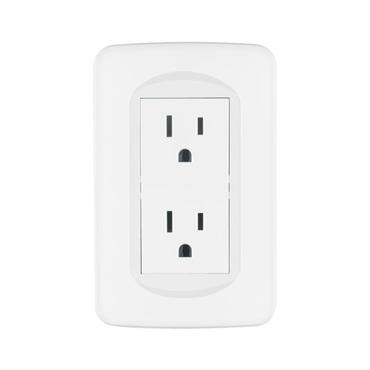 Placa armada contacto dúplex, 3 módulos, Toledo, Basic Caja con 10, 29057