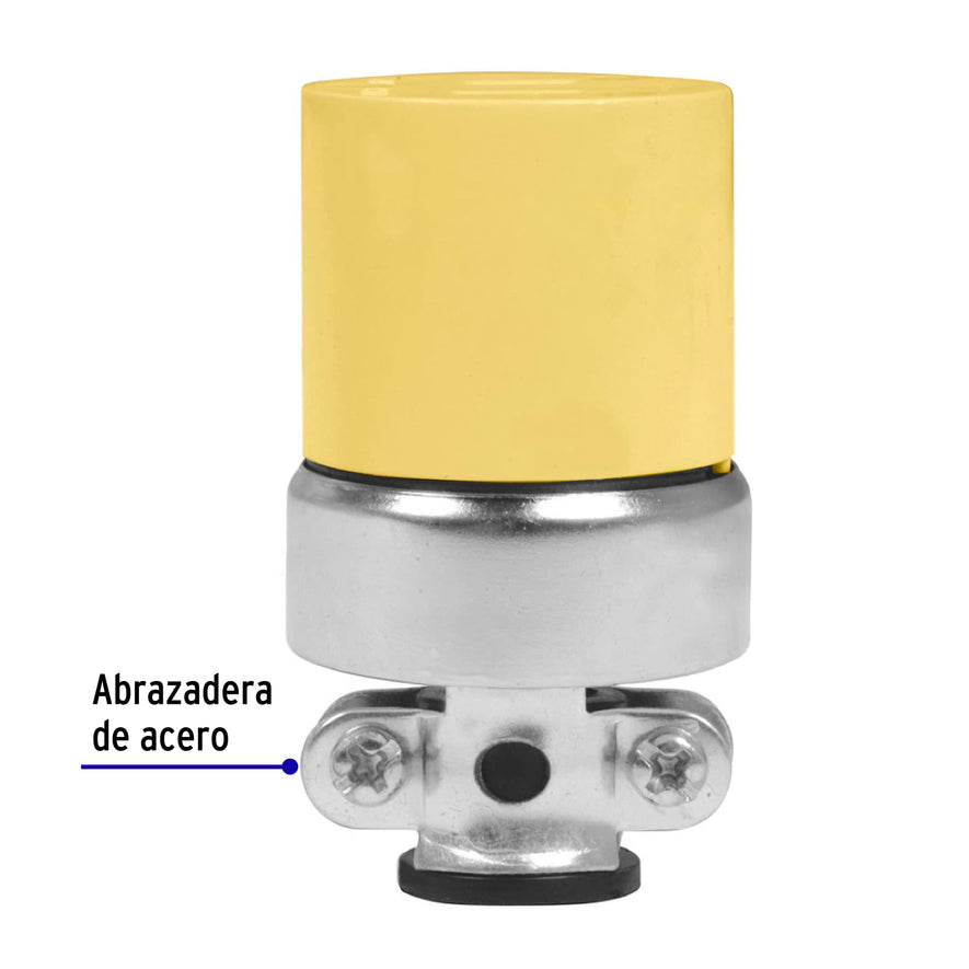Contacto industrial blindado polarizado, Volteck Caja con 10, 46112