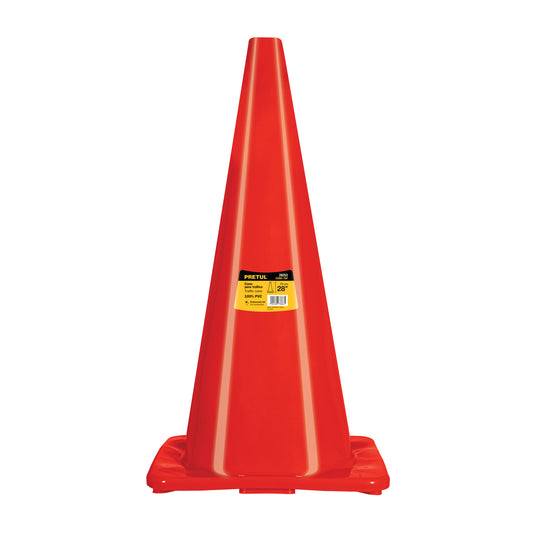 Cono de precaución de 70 cm de PVC, Pretul, 28253