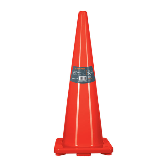 Cono de precaución de 90 cm de PVC, Truper, 13126