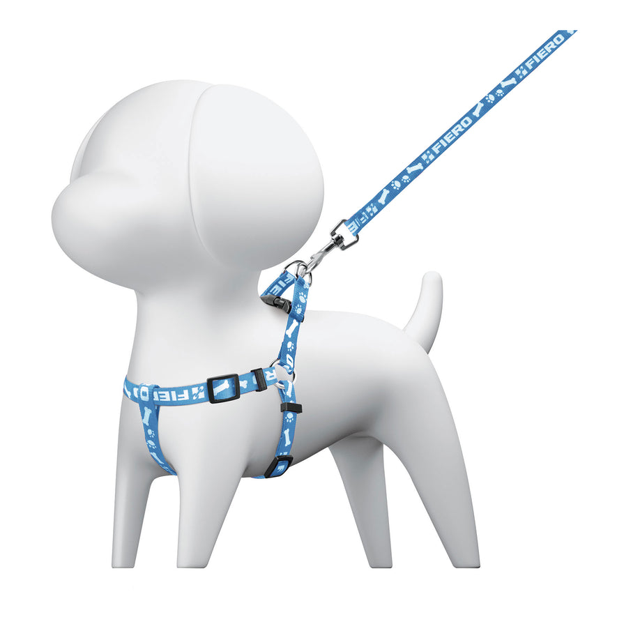 Correa con pechera para perro, 1.5 cm ancho, Fiero Caja con 12, 44295