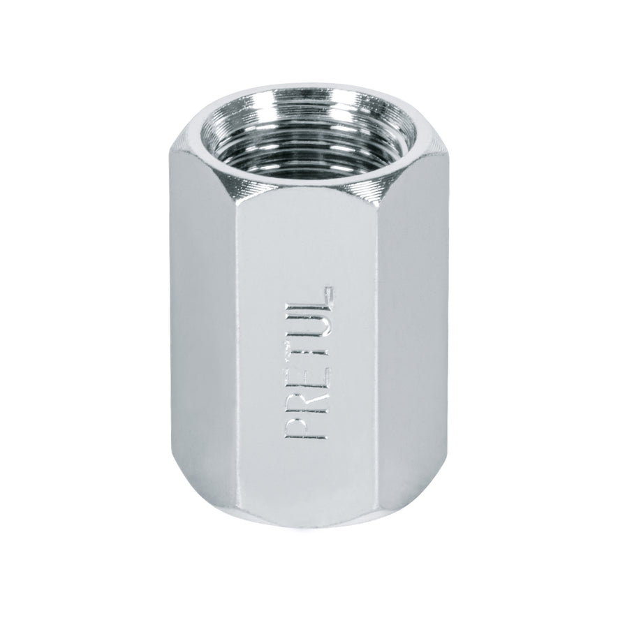 Cople acero, cuerda 1/4 NPT, Pretul Caja con 6, 27027