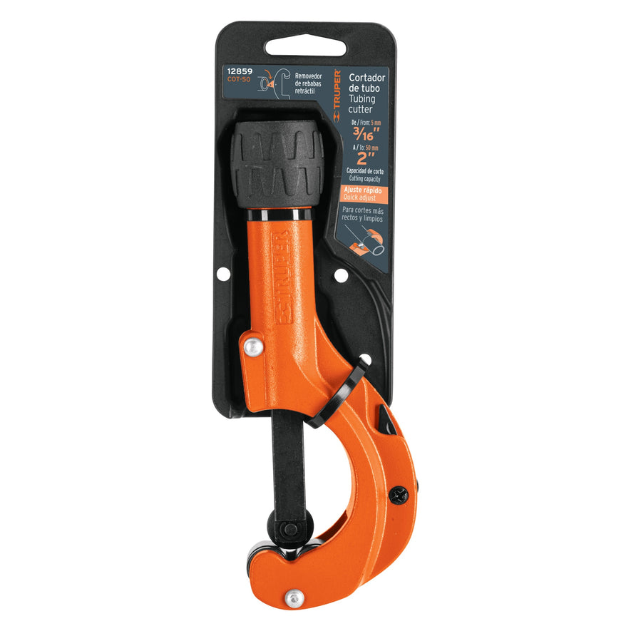 Cortador de tubo de cobre 3/16' a 2' cuchilla 18 mm, Truper Caja con 3, 12859
