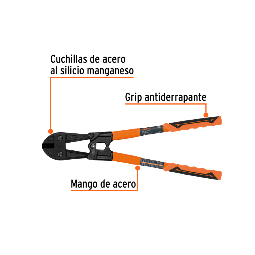 Cortapernos 18', profesional, TRUPER Caja con 2, 12832