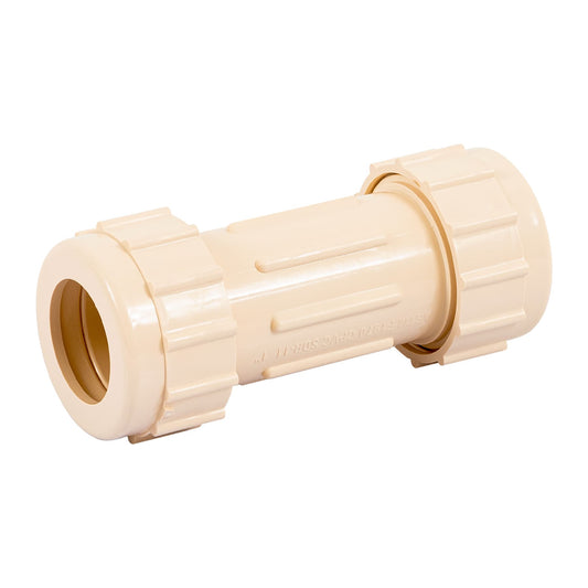 Cople de compresión CPVC de 1', Foset Caja con 5, 48925