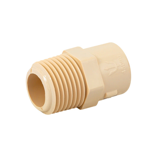 Conector macho de CPVC 1/2', Foset Caja con 40, 45098