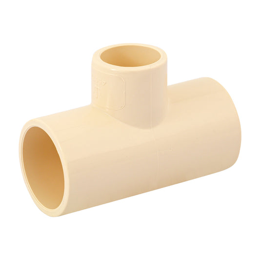 Tee reducida central de CPVC 3/4' x 3/4' x 1/2', Foset Caja con 10, 45072