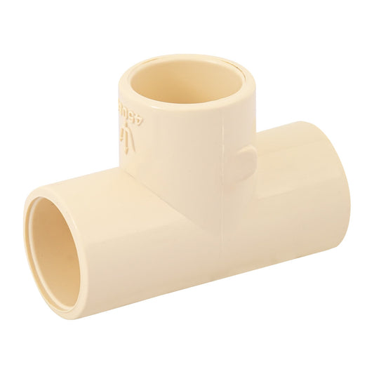 Tee sencilla de CPVC 1/2', Foset Caja con 40, 45069