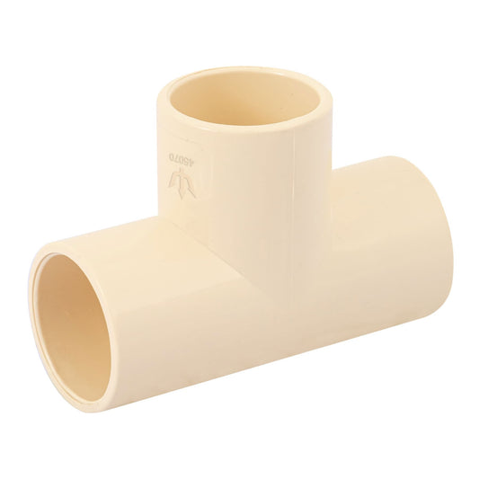Tee sencilla de CPVC 3/4', Foset Caja con 20, 45070