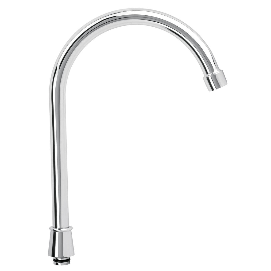 Cuello alto para mezcladora de fregadero, cromo, Basic, 48195