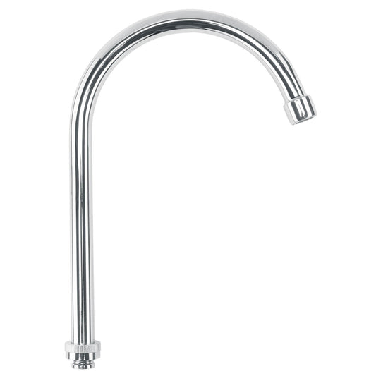 Cuello alto/curvo para mezcladora de fregadero, cromo, Basic, 45718