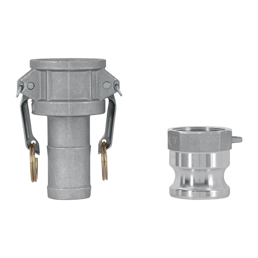 Juego de conexiones rápidas p/manguera de 1.5'para motobomba, 103763