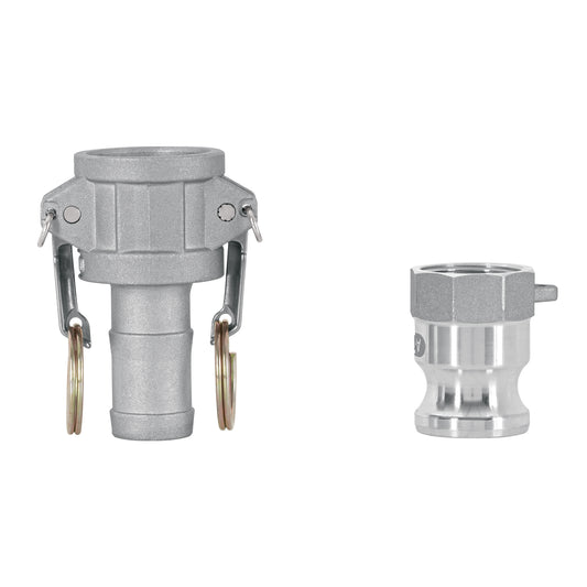 Juego de conexiones rápidas p/manguera de 1' para motobomba, 103762