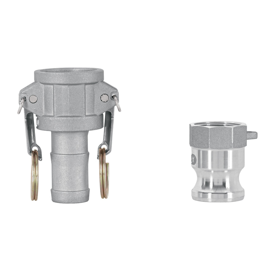 Juego de conexiones rápidas p/manguera de 1' para motobomba, 103762