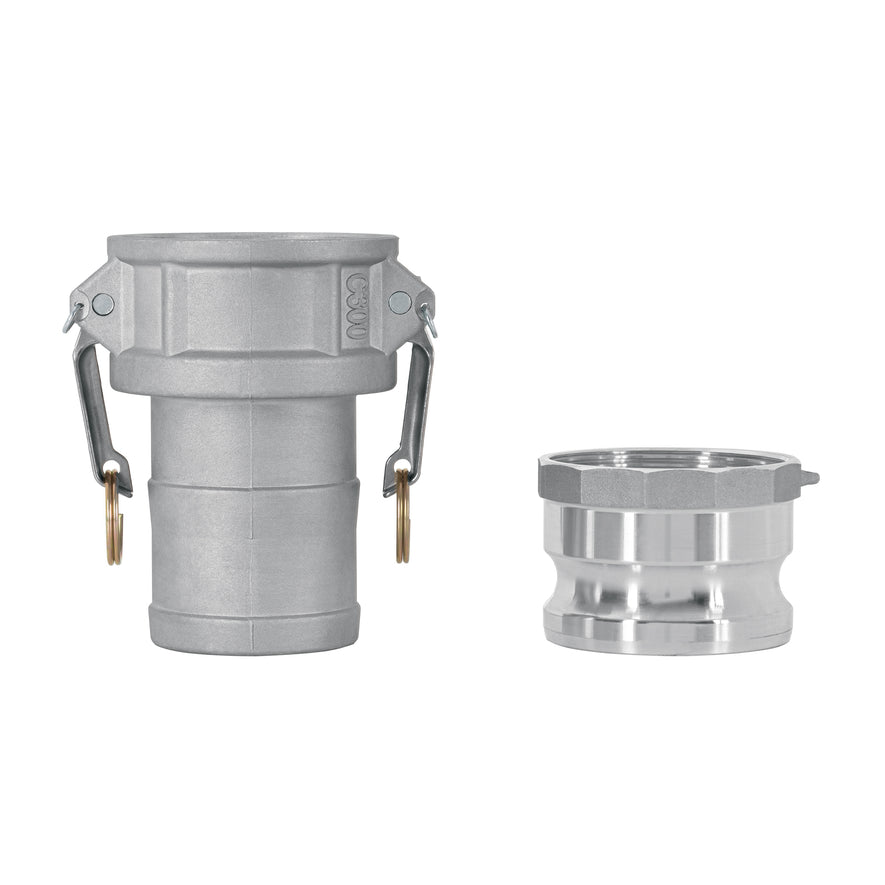 Juego de conexiones rápidas p/manguera de 3' para motobomba, 103765