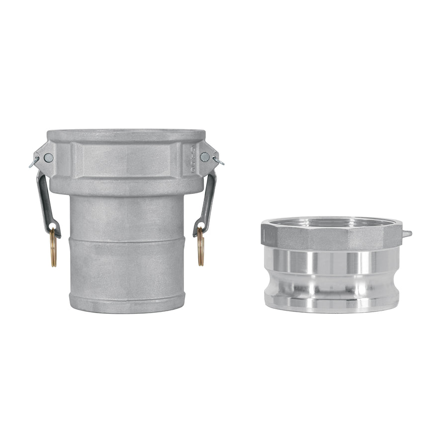 Juego de conexiones rápidas p/manguera de 4' para motobomba, 103766