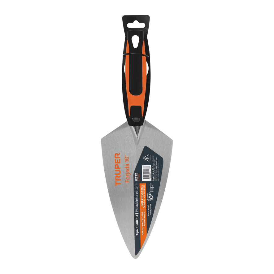 Cuchara p/ albañil 10' forjada tipo Filadelfia, Comfort Grip Caja con 3, 11232