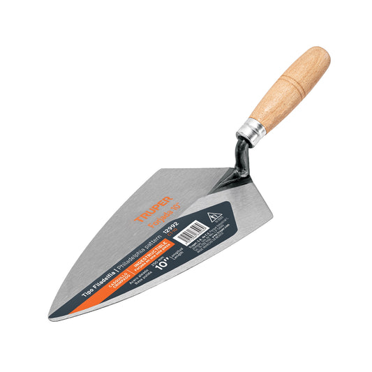 Cuchara para albañil 10' forjada tipo Filadelfia, TRUPER Caja con 3, 12992