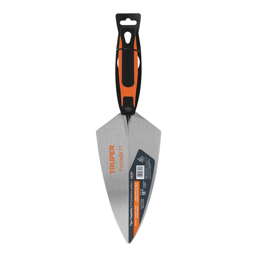 Cuchara p/ albañil 11' forjada tipo Filadelfia, Comfort Grip Caja con 3, 11234