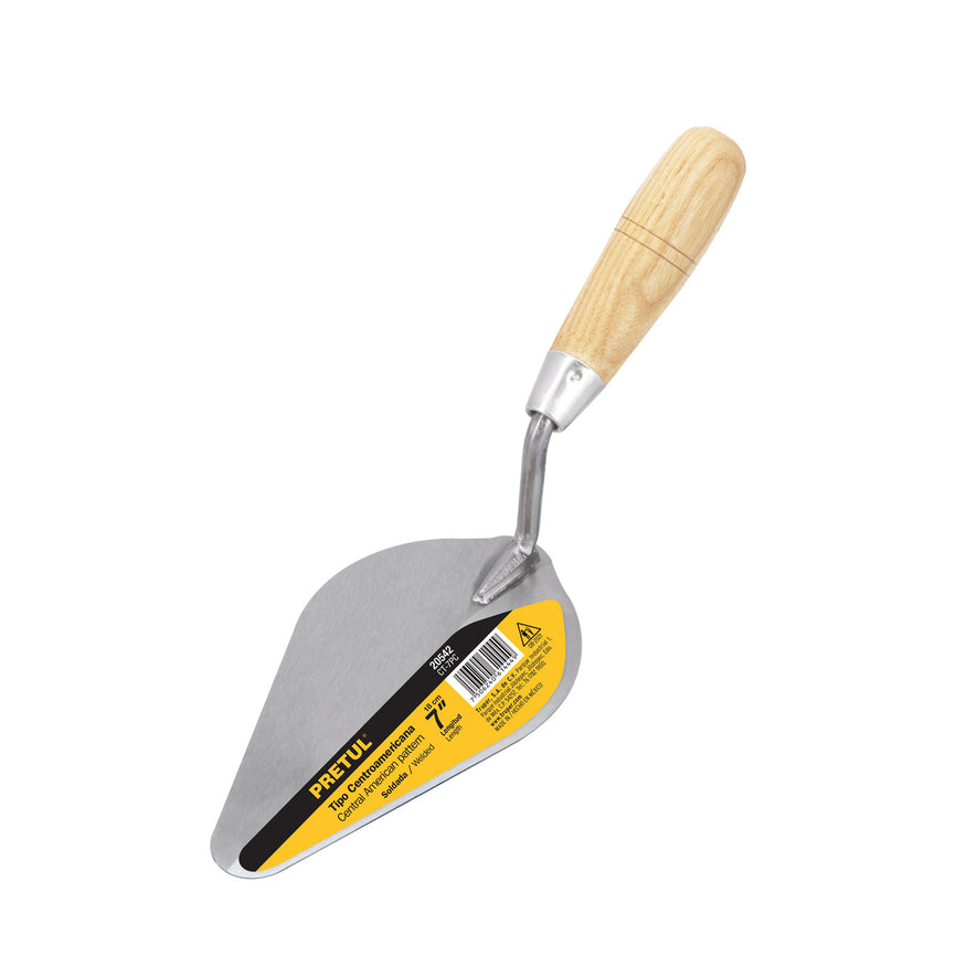 Cuchara para albañil 7' tipo centroamericana, Pretul Caja con 6, 20542