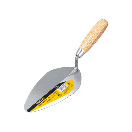 Cuchara para albañil 8' tipo Mérida, Pretul Caja con 6, 21058