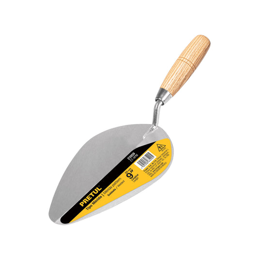 Cuchara para albañil 9' tipo Mérida, Pretul Caja con 6, 21059