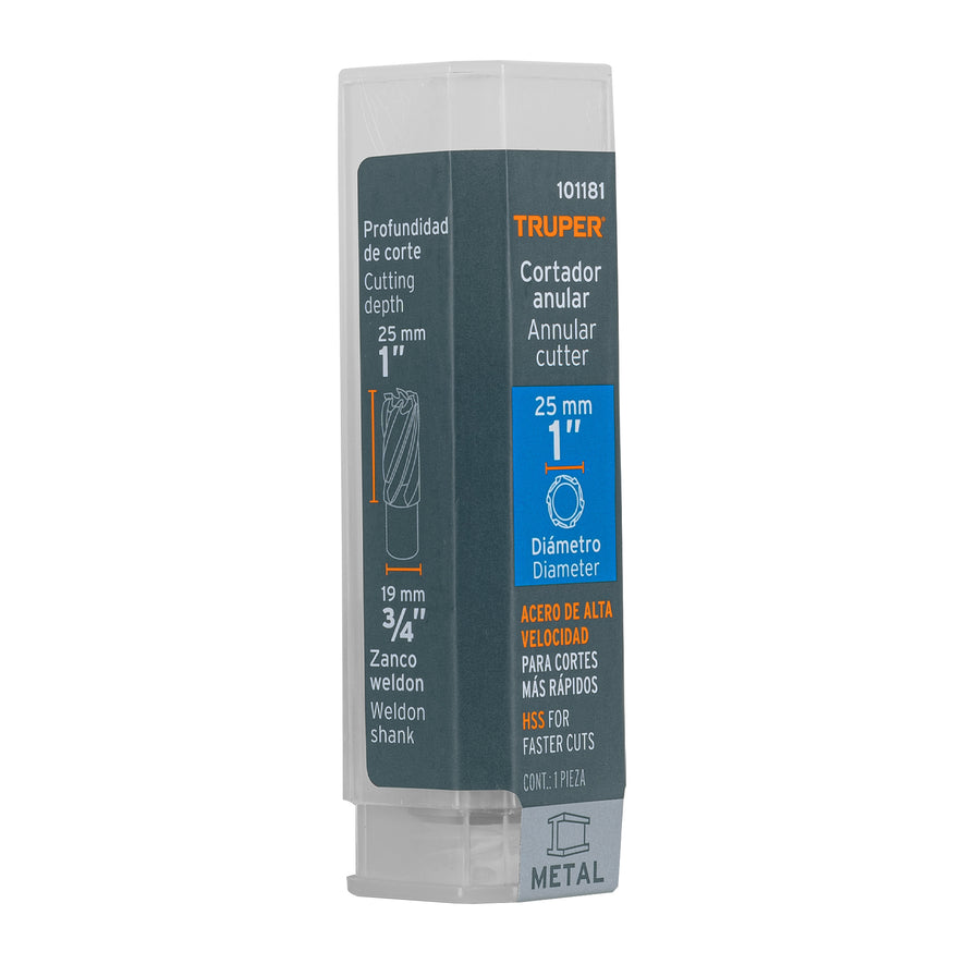 Cortador anular de 1' x 1', Truper, 101181
