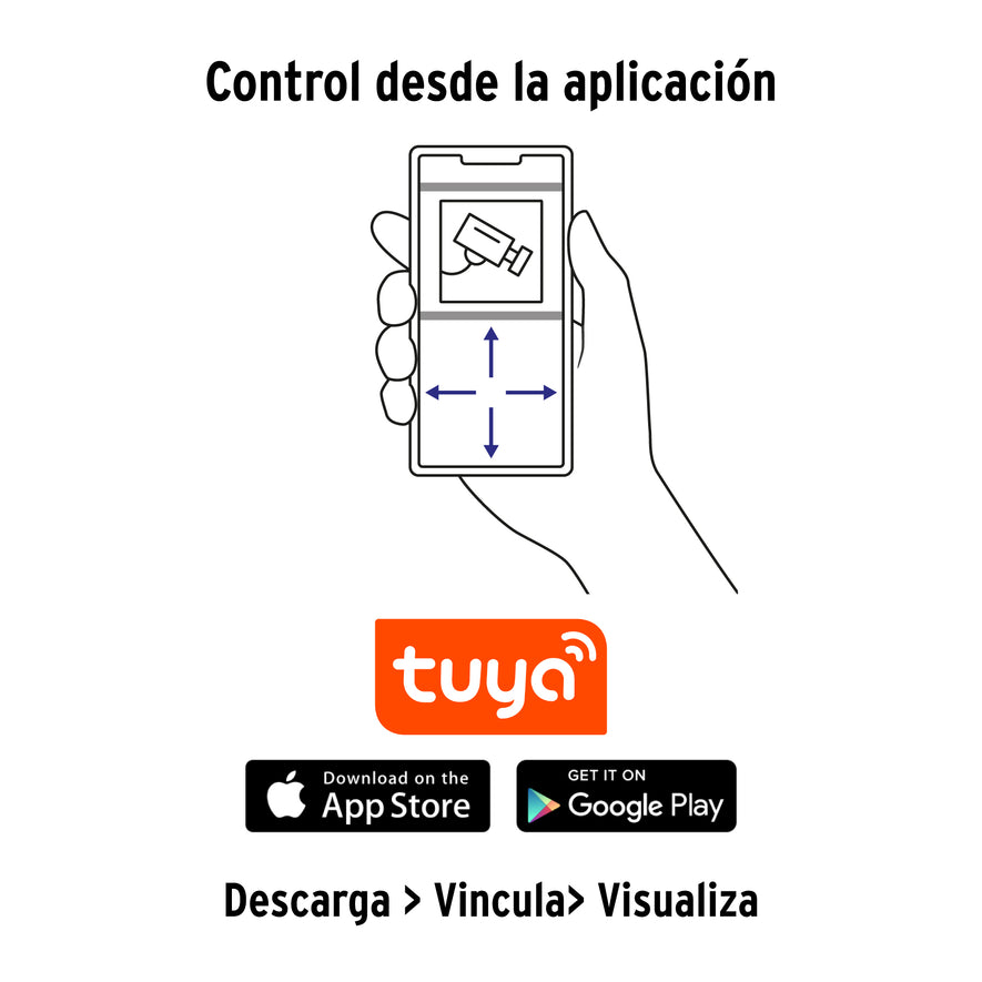 Cámara WiFi para socket, 4MP, VOLTECK, 45744