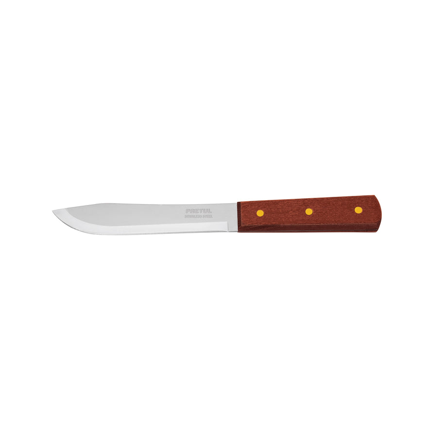 Cuchillo cebollero 6' mango de madera, Pretul Caja con 6, 23076