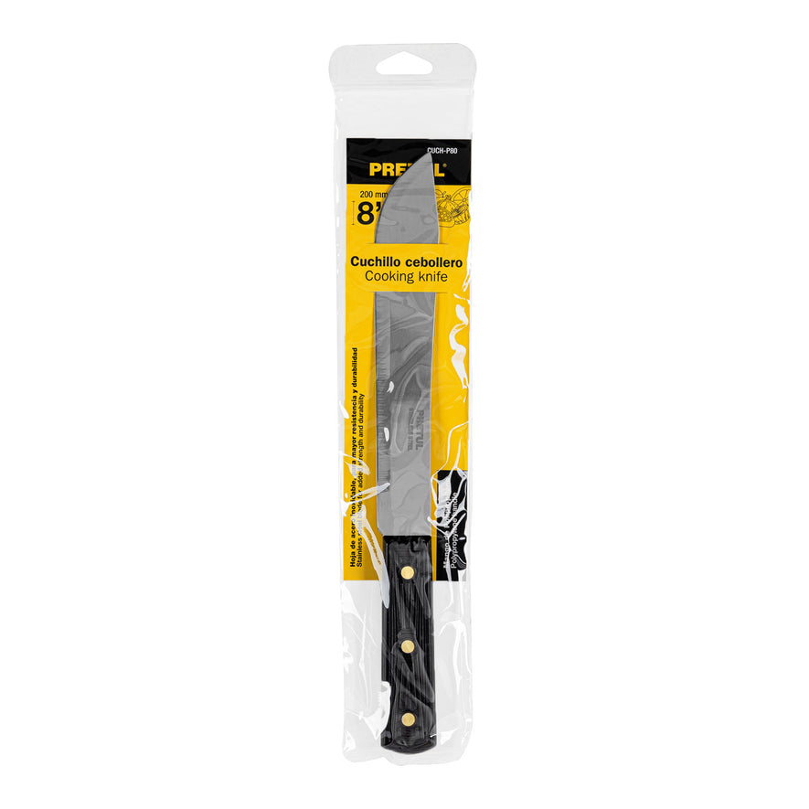 Cuchillo cebollero 8' mango de polipropileno, Pretul Caja con 6, 23087
