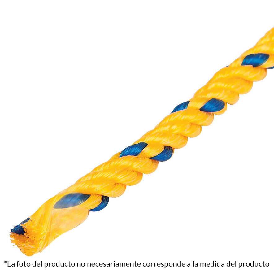 Kilo de cuerda amarilla de polipropileno 11mm, carrete 20kg Caja con 20, 44488