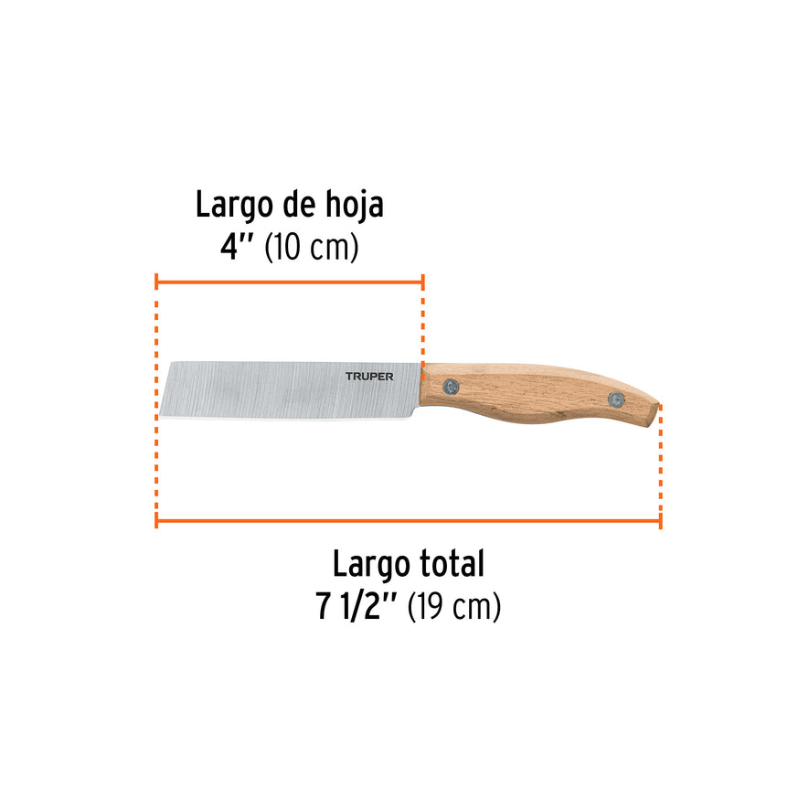 Cuchillo 7-1/2' para electricista, Truper Caja con 6, 17003