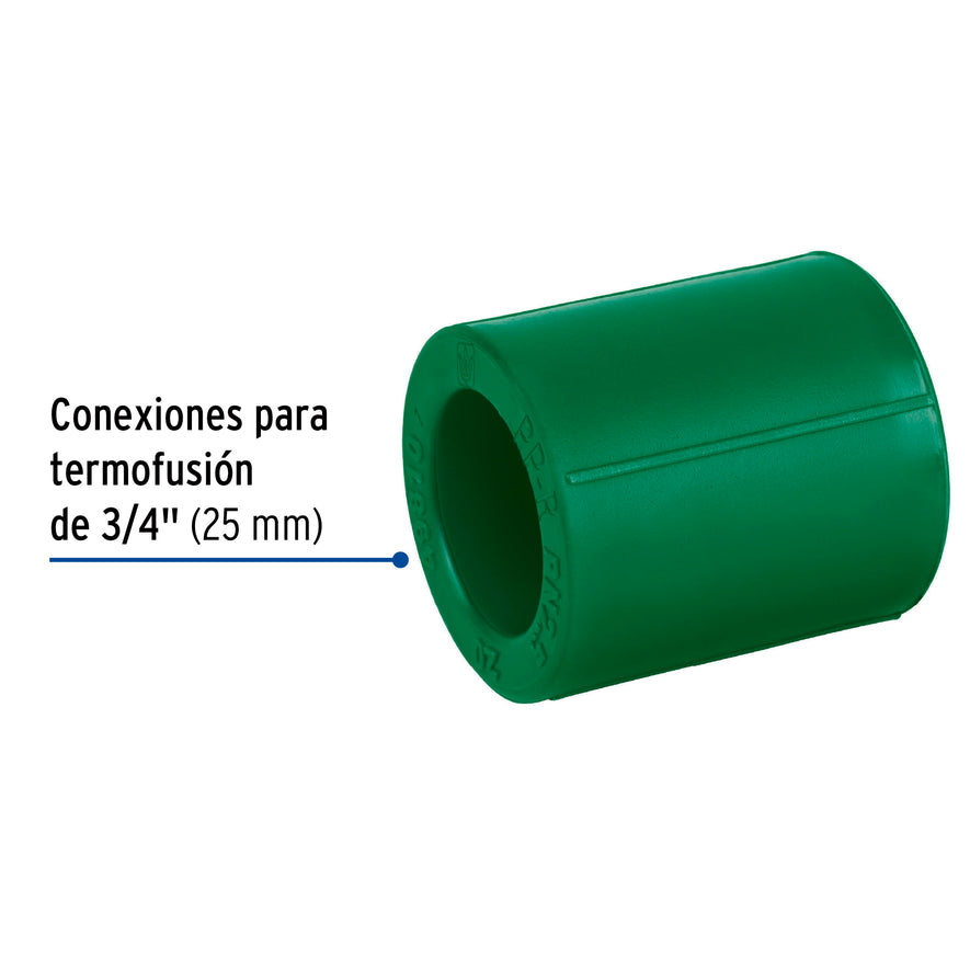 Cople de PPR de 3/4', Foset Caja con 20, 49892