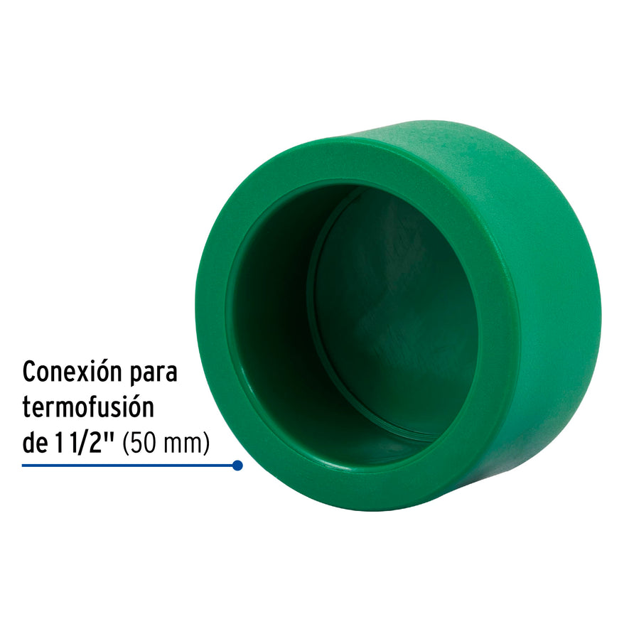 Tapon de PPR 1-1/2', Foset Caja con 4, 45457
