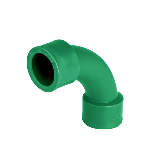 Curva 90° de PPR 1' x 1/2', Foset Termoflow Caja con 10, 45262