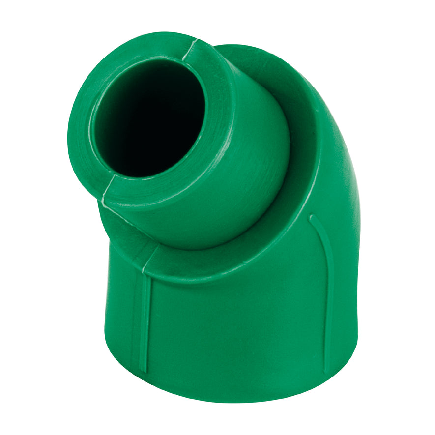 Codo 45° PPR, 3/4', macho-hembra, Foset Caja con 10, 45554