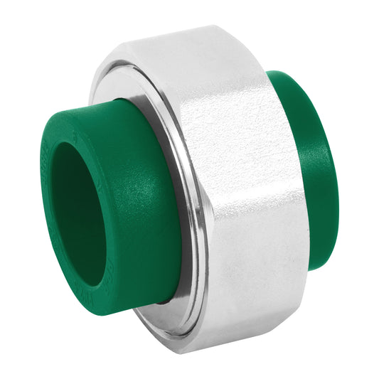 Tuerca unión PPR, tuerca latón, 1', Foset Caja con 10, 49812