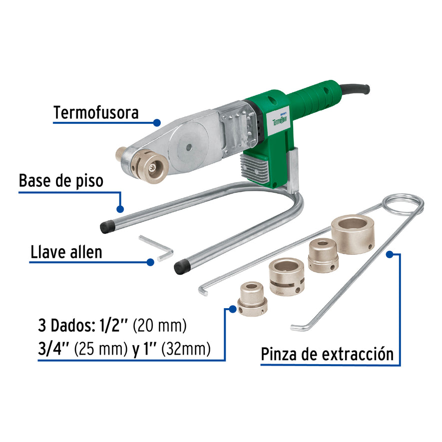Termofusora de 600 W para PPR, Foset, 45171