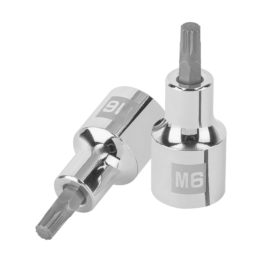 Dado punta corta bristol M6, cuadro 1/2', Truper Caja con 6, 101293