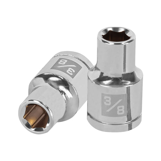 Dado de 3/8', 6 puntas, cuadro 1/2', Truper Caja con 6, 13230