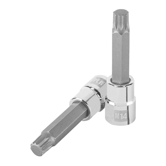 Dado punta larga bristol M14, cuadro 1/2', Truper Caja con 6, 101303