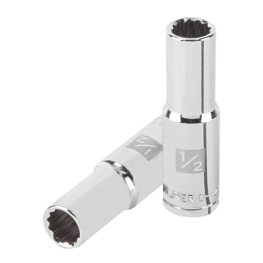 Dado largo de 1/2', 12 puntas, cuadro 1/2', Truper Caja con 6, 13360