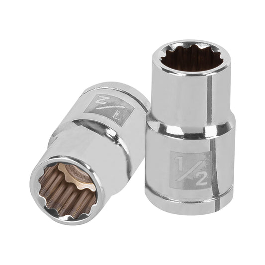 Dado de 1/2', 12 puntas, cuadro 1/2', Truper Caja con 6, 13302