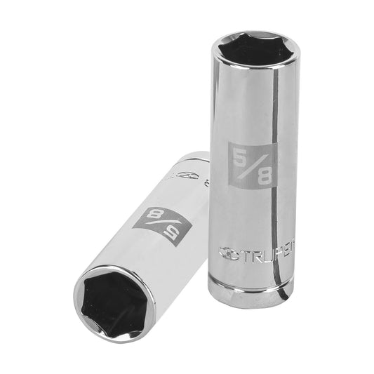 Dado largo para bujía de 5/8', 6 puntas, cuadro de 1/2' Caja con 6, 13365